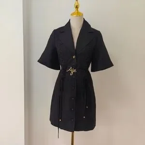 【Aje.】Ana Mini Dress Ana Mini Dress | Black | Aje – Aje ROW